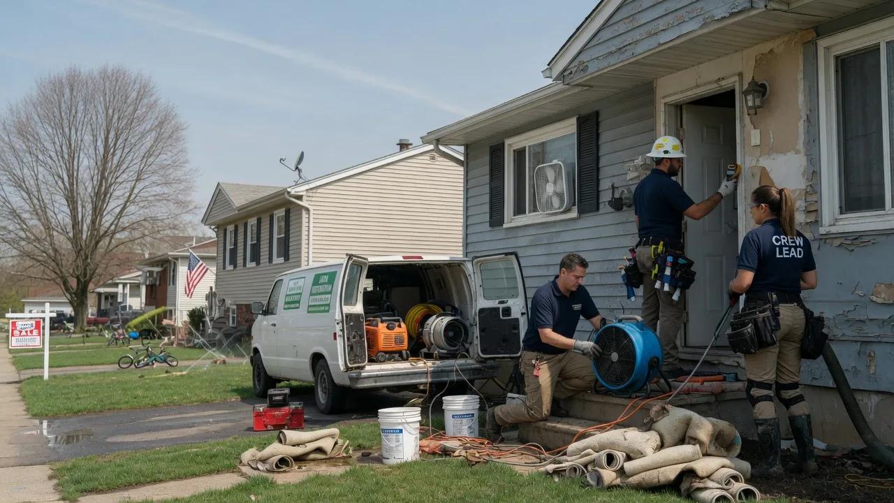 Flood Cleanup in Juda, WI near me