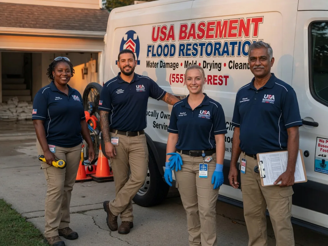 Basement Flood Cleanup company in Juda, WI