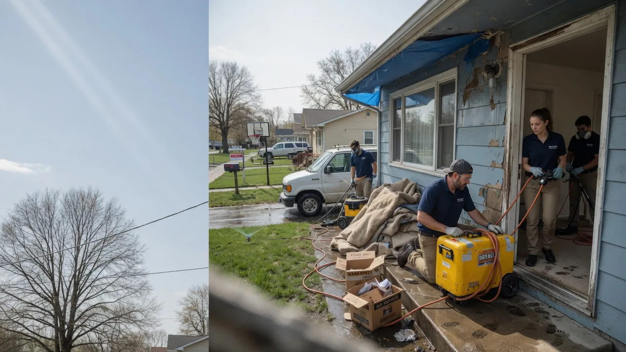 Basement Flood Cleanup in Juda, WI near me